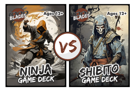 Picture of the Ninjas vs Shibito game deck